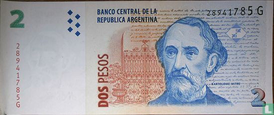 Argentinië 2 Pesos 1993 - Afbeelding 1