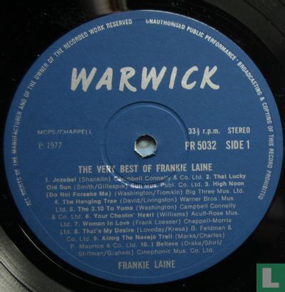 The Very Best of Frankie Laine - Bild 3