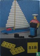 Lego 518-1 2 x 4 Plates (cardboard box version) - Image 2