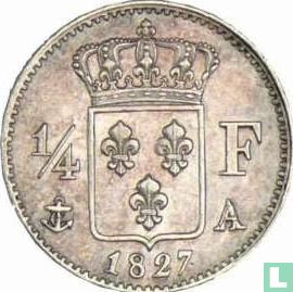 Frankreich ¼ Franc 1827 (A) - Bild 1