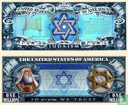 Billet d'un dollar US JUDAISM