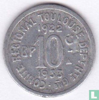 Toulouse 10 centimes 1922 (1922 - 1933 - type 1) - Afbeelding 1