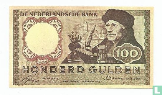 Nederland 100 Gulden (Senator sigaren) - Image 1