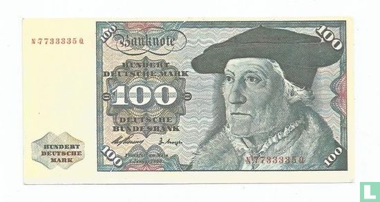 Allemagne 100 Mark (sénateur cigares) - Image 1