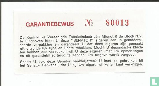 Duitsland 20 Mark (Senator sigaren)  - Afbeelding 2