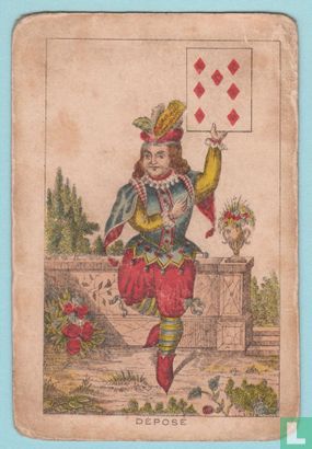 Joker, Belgium, Naine Jaune Speelkaarten, Playing Cards - Afbeelding 1