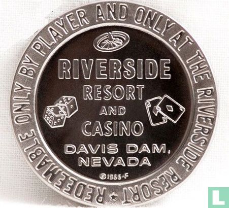 USA  1 dollar   Riverside Resort  Davis Dam, NV 1966 - Image 1
