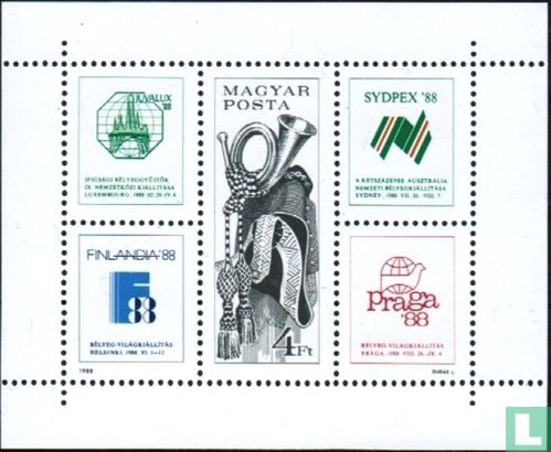 Internationale Briefmarkenausstellungen