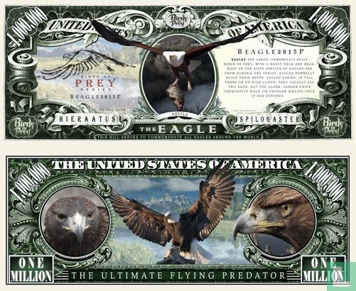The Eagle 2015 dollar bill