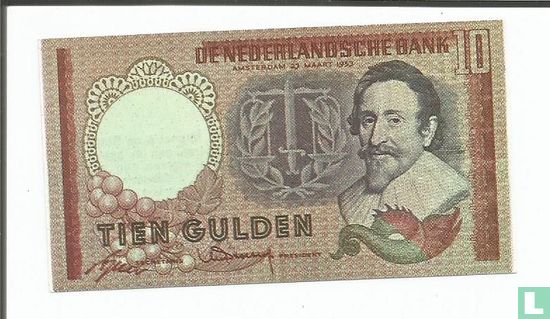 Nederland 10 Gulden (Senator sigaren) - Bild 1