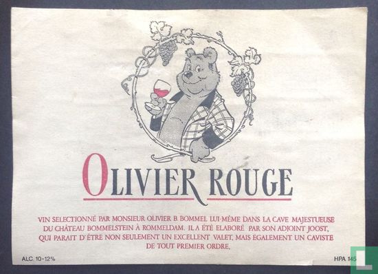 Olivier Rouge [wijnetiket] - Image 1