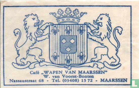 Café "Wapen van Maarssen" - Bild 1