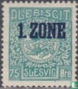 Coat of arms, with overprint 
