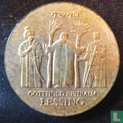 GDR 20 mark 1979 "250th anniversary Birth of Gotthold Ephraim Lessing" - Image 2