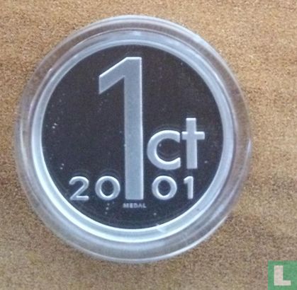 De laatste Nederlandse cent 2001 > Afd. Penningen > Replica munten - Afbeelding 1