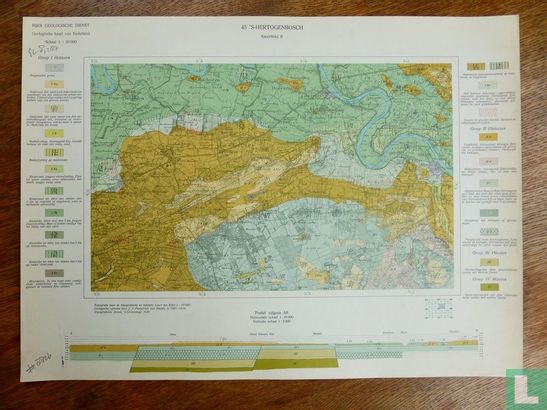 Geologische kaart van Nederland 1:50.000. Blad 45 's Hertogenbosch, Kwartblad II