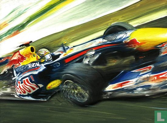 Sebastian Vettel Red Bull RB7 Renault F1 Formula 1 Car Art Print Poster