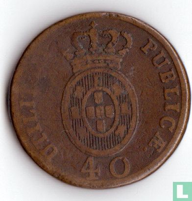 Portugal 40 réis 1812 - Afbeelding 2