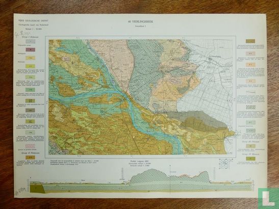 Geologische kaart van Nederland 1:50.000. Blad 46 Vierlingsbeek, Kwartblad I