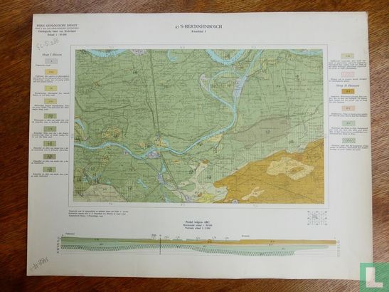 Geologische kaart van Nederland 1:50.000. Blad 45 's Hertogenbosch, Kwartblad I