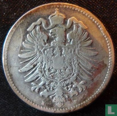 German Empire 1 mark 1881 (H) - Image 2