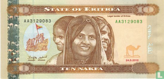 Eritrea 10 Nakfa  - Bild 1