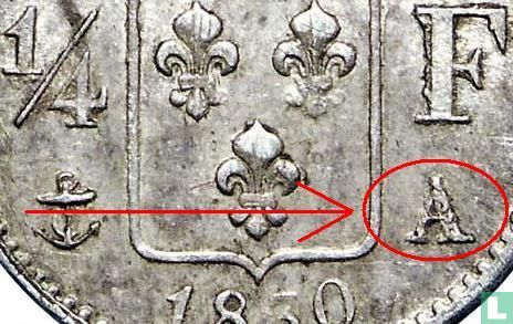 France ¼ franc 1830 (A) - Image 3