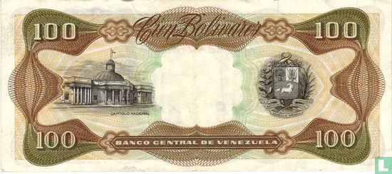 Venezuela 100 Bolívares 1981 - Afbeelding 2