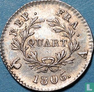Frankrijk 1 quart 1806 (A) - Afbeelding 1