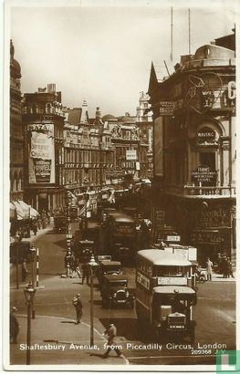 Shaftesbury Avenue, from Picadilly Circus, London
