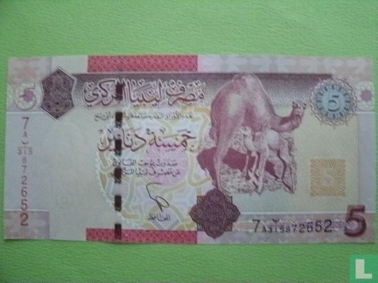 Libië 5 dinar 2012 - Afbeelding 1