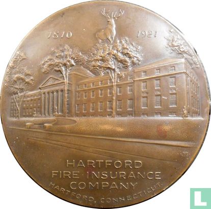 USA   Hartford Fire Insurance Co. 110th Anniversary  1810 - 1921 - Afbeelding 1