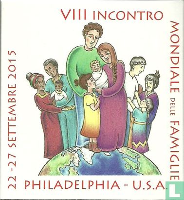 Vaticaan 2 euro 2015 (PROOF) "8th World Family Day in Philadelphia" - Afbeelding 3
