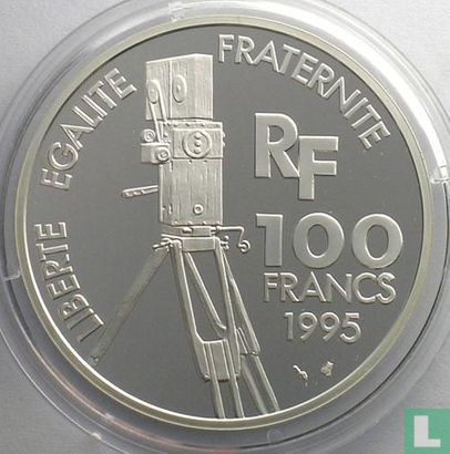 Frankrijk 100 francs 1995 (PROOF) "Yves Montand" - Afbeelding 1