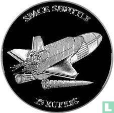 Seychelles 25 rupees 1993 (BE) "Space Shuttle" - Image 2