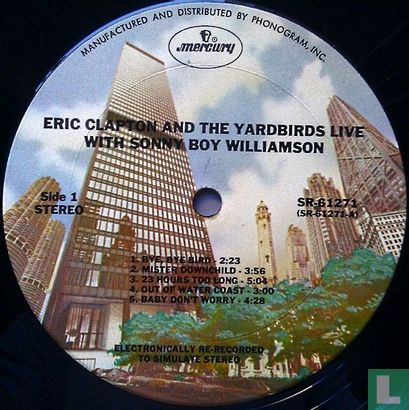Eric Clapton and The Yardbirds Live with Sonny Boy Williamson - Afbeelding 3