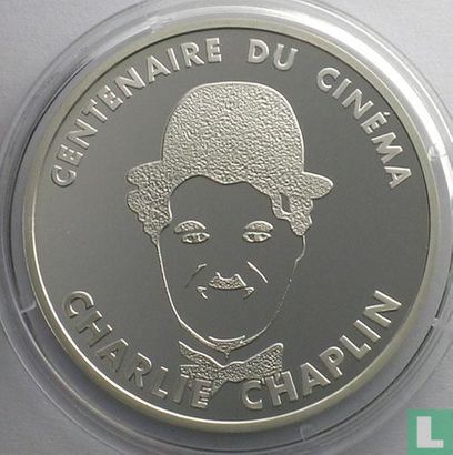 Frankrijk 100 francs 1995 (PROOF) "Charlie Chaplin" - Afbeelding 2