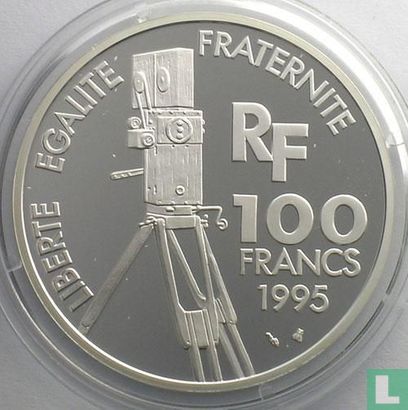 Frankrijk 100 francs 1995 (PROOF) "Alfred Hitchcock" - Afbeelding 1