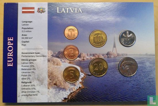 Lettland Kombination Set - Bild 1