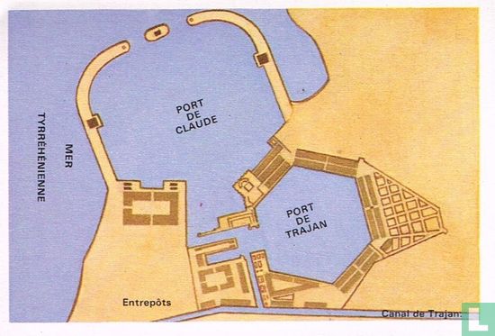 De haven van Ostia - Afbeelding 1