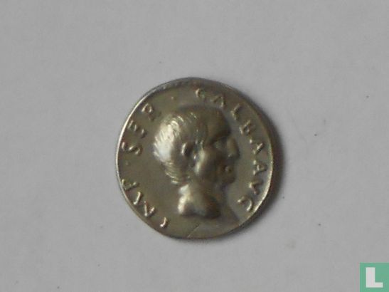 Romeinse Rijk - denier GALBA - Afbeelding 1