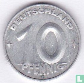 RDA 10 pfennig 1952 (E) - Image 2