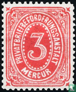 Number in oval (Mercur)