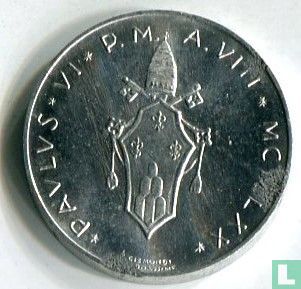 Vatican 1 lira 1970 - Image 1