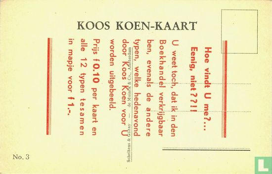 03. De heer Klont (met rode reclametekst op achterkant) - Image 2