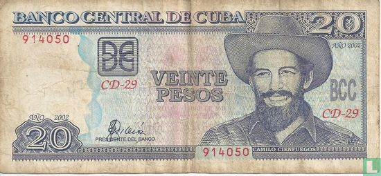 Cuba 20 pesos 2002 - Image 1