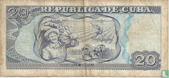 Cuba 20 pesos 2002 - Image 2