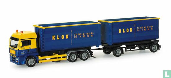 MAN TGA LX container trailer 'Klok' (NL)