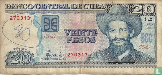 Cuba 20 pesos 2006 - Afbeelding 1