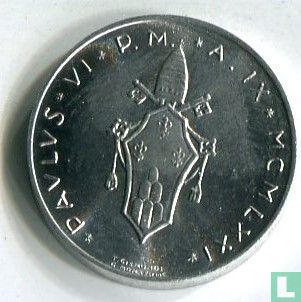 Vaticaan 1 lira 1971 - Afbeelding 1
